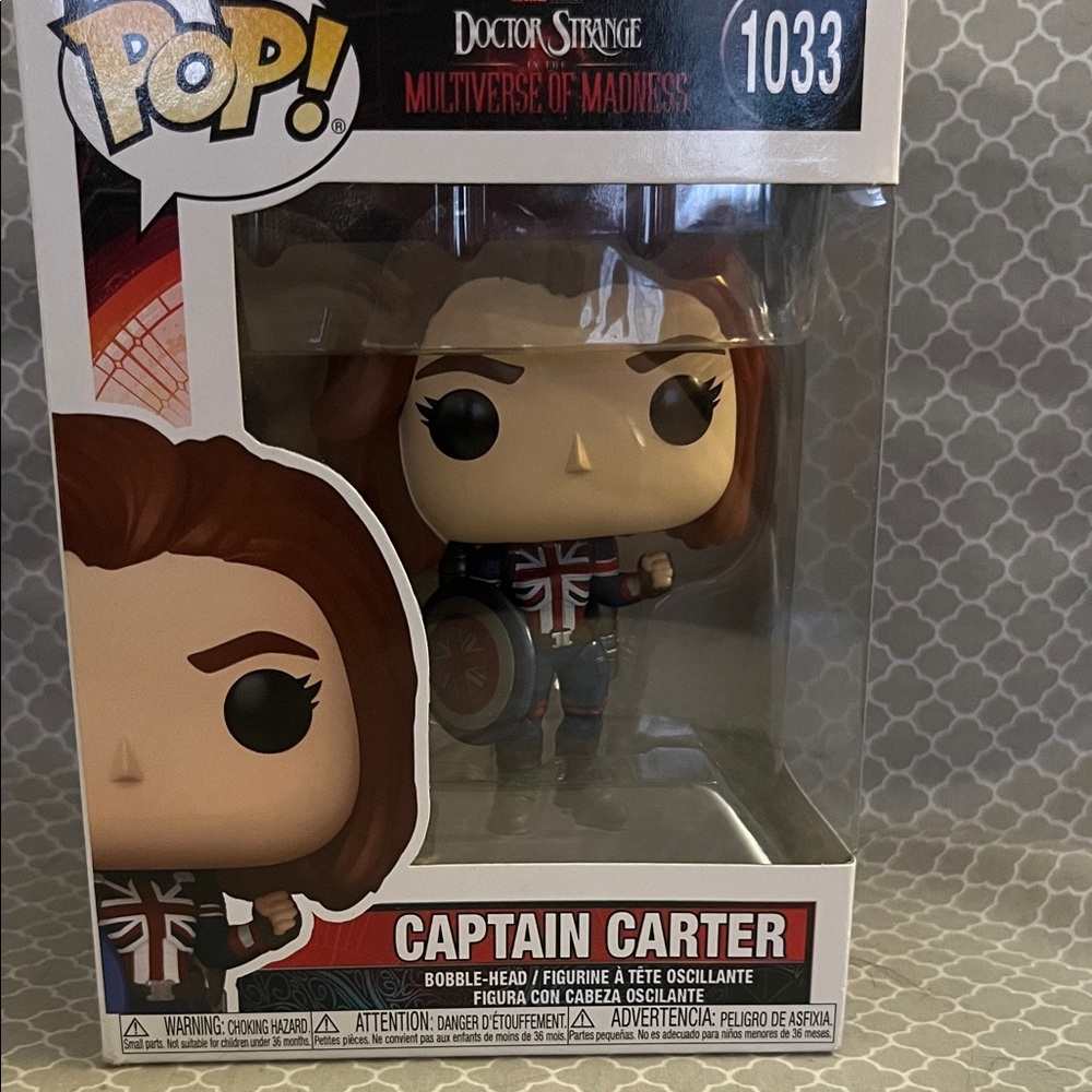 Funko Pop Marvel Captain Carter Figure